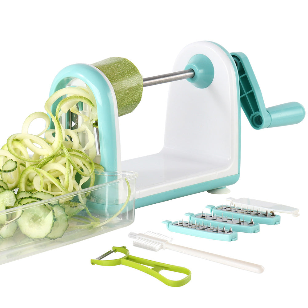 Ourokhome Zucchini Noodle Maker Spaghetti Spiralizer with 5 Blades